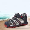 Egmy Children's Boys And Girls' Sport Water Sandals Closed-Toe Outdoor Soft Sole Sports Beach Sandals Non Slip Athletic Shoes (Grey, 13.5 Little Child) view 2
