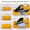 XANHOY Waterproof Nylon Gym Bag Travel Sports Bag Swimming Handbag Fitness Training Bag Outdoor Travel Duffle Bag for Girls Boy, Yellow, M view 2