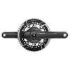 SRAM RED AXS Power Meter Crankset - 167.5mm, 2X 12-Speed, 48/35t, 8-Bolt Direct Mount, Dub Spindle Interface, Natural view 1