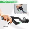 Drhomeam 2pcs 2 Fingers Bicycle Brake Levers, Aluminum Alloy Bicycle Brake Handles Compatible with for Kid Bike for Most Bicycles, Road Bikes (Green) view 4