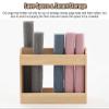 CMYUN Yoga Mat Holder Wood Yoga Mat Basket Floor, Yoga Mat Storage Bin for Foam Roller Dumbbell Kettlebells, Home Gym Yoga Mat Holder/Workout Storage Rack view 2