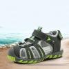 Egmy Children's Boys And Girls' Sport Water Sandals Closed-Toe Outdoor Soft Sole Sports Beach Sandals Non Slip Athletic Shoes (B, 10.5 Little Child) view 2