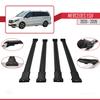 accessorypart Compatible with Mercedes EQV (W447) 2020-2025 Fly Model Car Roof Rack Cross Bar Black Aluminium 4 Bars view 3