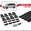 accessorypart Compatible with Mercedes EQV (W447) 2020-2025 Fly Model Car Roof Rack Cross Bar Black Aluminium 4 Bars view 4