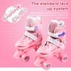 ACAGALA Breathable Skating Shoes Kids Beginner Roller Skating Shoes Stable Children Skates Adjustable Szie Roller Skates view 2