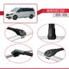 accessorypart Compatible with Mercedes EQV (W447) 2020-2025 ACE-1 Car Roof Rack Cross Bar Black Aluminium 2 Bars view 4