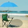 Marooma Chair Umbrella with Clamp, Flexible Outdoor Sun Protection Umbrella Portable Umbrella for Chair Beach Chairs Strollers Wheelchairs Patio Chairs Golf Carts 31.5 Inch(Blue) view 3