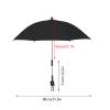 Marooma Chair Umbrella with Clamp, Flexible Outdoor Sun Protection Umbrella Portable Umbrella for Chair Beach Chairs Strollers Wheelchairs Patio Chairs Golf Carts 31.5 Inch(Blue) view 4
