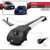 accessorypart Compatible with Renault Express 2021-2025 ACE-1 Model Car Roof Rack Cross Bar Gray Aluminium 3 Bars view 3