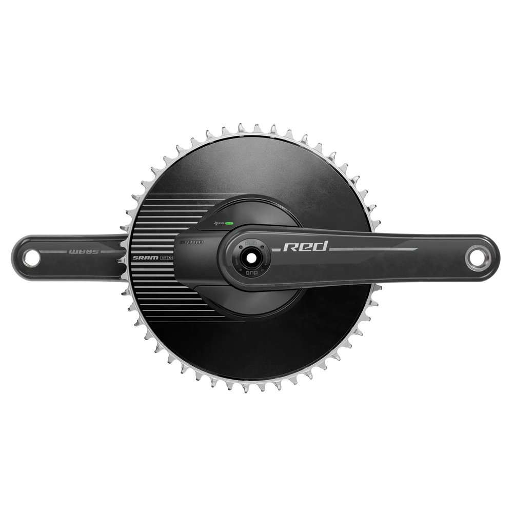 SRAM Red AXS 1x Aero Power Meter E1, Power Meter Crankset, Speed: 12, Spindle: 28.99mm, BCD: Direct Mount SRAM 8 Bolt,