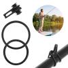 Yuecoom Fishing Rod Hook Keeper, Adjustable Elastic Fishing Lure Bait Holder for Worm Hooks Fishing Gear and Accessories view 3