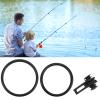 Yuecoom Fishing Rod Hook Keeper, Adjustable Elastic Fishing Lure Bait Holder for Worm Hooks Fishing Gear and Accessories view 4