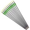 Fiberglass Practice Arrows Archery 24 Inch Target Shooting Safety Recurve Bows Suitable for Youth Children Woman Beginner 12 PCS view 1