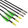 Fiberglass Practice Arrows Archery 24 Inch Target Shooting Safety Recurve Bows Suitable for Youth Children Woman Beginner 12 PCS view 3