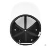 MULIHU Angry Panda Snapback Hat Flat Bill Hat Baseball Cap for Men Women Flat Brim Hats White view 3