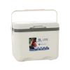 Cooler Box Ice Box 6L Personal with Handle for Freeze/Hot Food Ice Chest Small Insulated Box for Beach Camping Stall Outdoor, White view 1
