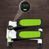 Elliptical Machine Cross Trainer Stepper Mini Stepper Indoor Hydraulic Fitness Stair Machine Climbing Machine Mute Exercises Equipment with LCD Display for Home Installation Free Green Mini Stepp view 4