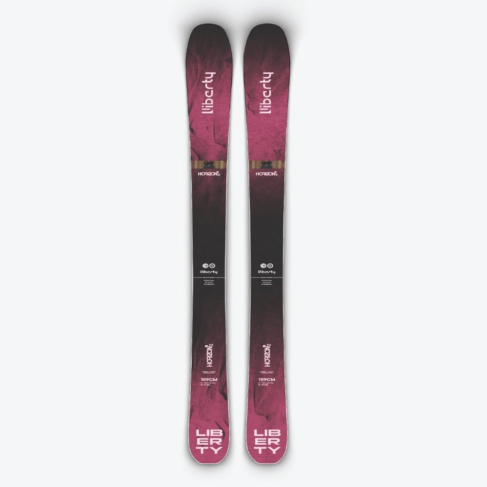 Liberty Horizon 92 All-Mountain Skis - High Performance Alpine Downhill Snow Skis - Durable Lightweight, 145cm
