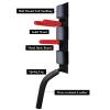 Blazea Wing Chun Dummy One-Piece Training Dummy for Wall, Wooden Man Pile Training Gear, Wing Chun/Martial Arts/Chinese Kong Fu Exercise Tools view 2