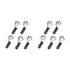 5Pcs Paddle Board Fin Clip Water Separator Water Ski Board Fish Fins Clip Buckle Surfboard Tail Clip Surfboard Accessory Surfboard Fin Clips Surfboard Fin Buckle Paddle Surfing Watershed Fin Clamps view 1