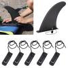 5Pcs Paddle Board Fin Clip Water Separator Water Ski Board Fish Fins Clip Buckle Surfboard Tail Clip Surfboard Accessory Surfboard Fin Clips Surfboard Fin Buckle Paddle Surfing Watershed Fin Clamps view 2