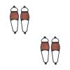 BEIYINAI 2Pcs Ice Snow Grips Anti-Slip Winter Ice Grippers Snow Traction Cleats Crampons Spiker Ice Traction Slip Boot Ice Cleats Crampons Snow Grips Ice Snow Grips for Shoes and Boot Anti-Slip Ice view 1