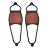 BEIYINAI 2Pcs Ice Snow Grips Anti-Slip Winter Ice Grippers Snow Traction Cleats Crampons Spiker Ice Traction Slip Boot Ice Cleats Crampons Snow Grips Ice Snow Grips for Shoes and Boot Anti-Slip Ice view 3