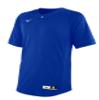 Mizuno Youth NXT 1-Button Baseball Jersey | Youth - Boys Baseball Jersey | Royal | US M view 1