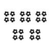 BEIYINAI 4Pcs/Pack Foosball Table Table Soccer for Foosball Tabletop Game Foosball Accessory Replacements Multicolor Foosball Table for Kids view 3