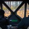 Barronett Blinds Big Mike Heavy-Duty, Portable Hunting Blind, Tall Hub Blind, 600 Denier Fabric, Shoot While Standing, Crater Harvest, 80 x 75 x 75, BMHD300CH view 3