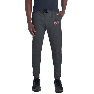 Campus Lab Ohio State University Primary Logo Hip Print Unisex Jogger Sweatpants with Pockets for Men and Women, Charcoal, 2X-Large