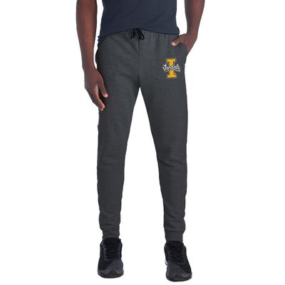 University of Idaho Primary Logo Hip Print Unisex Jogger Sweatpants with Pockets for Men and Women, Charcoal, 2X-Large
