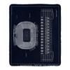 Ballpark Blueprints Michigan Stadium Sherpa Fleece Stadium Blanket (50x60) view 2