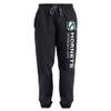 Sacramento State University Collegiate Team Logo Down The Leg Print Unisex Jogger Sweatpants with Pockets for Men and Women, Black, Small view 3