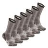 MERIWOOL Merino Wool Lightweight Hiking Socks, 3 Pairs Cushioned & Odor Resistant Outdoor Crew Socks for Men and Women view 1