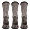 MERIWOOL Merino Wool Lightweight Hiking Socks, 3 Pairs Cushioned & Odor Resistant Outdoor Crew Socks for Men and Women view 2