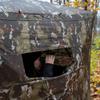Barronett Blinds Ox 5, Portable Hunting Blind, Durable Oxhide Fabric, Panoramic Shooting Window, Crater Harvest, 72 x 96 x 96, BX550CH view 3