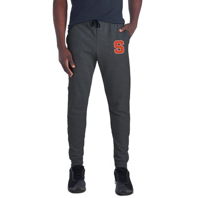 Campus Lab Syracuse University Primary Logo Hip Print Unisex Jogger Sweatpants with Pockets for Men and Women, Charcoal, X-Large