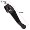 Echeson 2PCS Deep Carry Pocket Clip Fits for C81 Paramilitary 2 C11 C10, CNC Handmade Titanium Back Clip DIY Replacement view 2