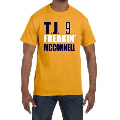 Gold Indiana TJ Freakin McConnell TJ McConnell T-Shirt Youth Medium