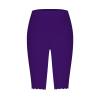 AMIMOJY Prime Try Before You Buy Women Jean Capris for Women High Waisted Tummy Control Stretch Tight Leggings 2024 Summer Knee Length Yoga Capris Compression Leggings for Women, XX-Large, 03-purple view 3