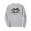 Gulf Shores Beach Alabama Retro Surfing Beach Sweatshirt view 1