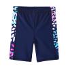 TFJH E 2-Piece Girls Long Sleeve Swimsuits UV 50+ Rash Guard Sets Kids Beachwear Daisy Navy 116/122 view 4