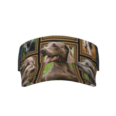 Xsovgoi Weimaraner Dog Sport Wear Athletic Sun Visor Hats Adjustable Cap for Women and Men