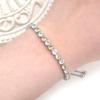 Uloveido Round CZ Tennis Bracelet - Elegant Crystal Tennis Bracelet Set for Women, Adjustable Slider Bolo Clasp Crystal Braclets YA4375 (Yellow-White) view 2