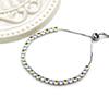 Uloveido Round CZ Tennis Bracelet - Elegant Crystal Tennis Bracelet Set for Women, Adjustable Slider Bolo Clasp Crystal Braclets YA4375 (Yellow-White) view 3