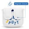 Golf Mallet Putter Cover, Golf Club Cover with Strong Magnetic Closure, PU Leather Waterproof Golf Putter Cover Golf Accessories view 4