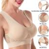 Full Support Sports Bras for Women Breathable Seamless Air Bra Women's No Underwire Bras Unpadded & Padded (Unpadded) view 3