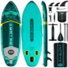 MYBOAT 11'6"35"6" Extra Wide Inflatable Paddle Board, Stand Up Paddle Board, Sup Board for 450lb Capacity with 3 Removable Fins, Dual Action Pump, Floating Paddle, 5L Waterproof Bag, Safety Leash view 1