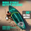 MYBOAT 11'6"35"6" Extra Wide Inflatable Paddle Board, Stand Up Paddle Board, Sup Board for 450lb Capacity with 3 Removable Fins, Dual Action Pump, Floating Paddle, 5L Waterproof Bag, Safety Leash view 3